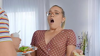 brazzers step mom in kitchen